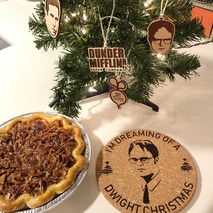 I’m Dreaming if a Dwight Christmas 7” Trivet