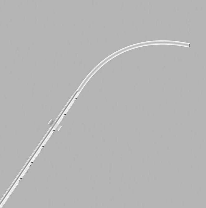 IUI CURVED Intra Uterine Insemination Catheter Curved Open Tip close up