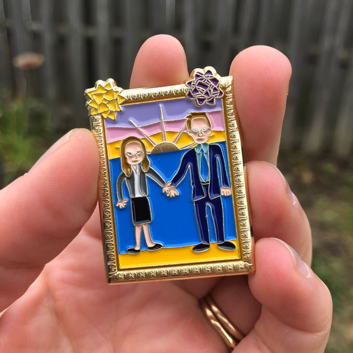 Jim and Pam Painting Enamel Pin