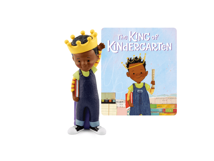 King of Kindergarten Tonie with a branded content card