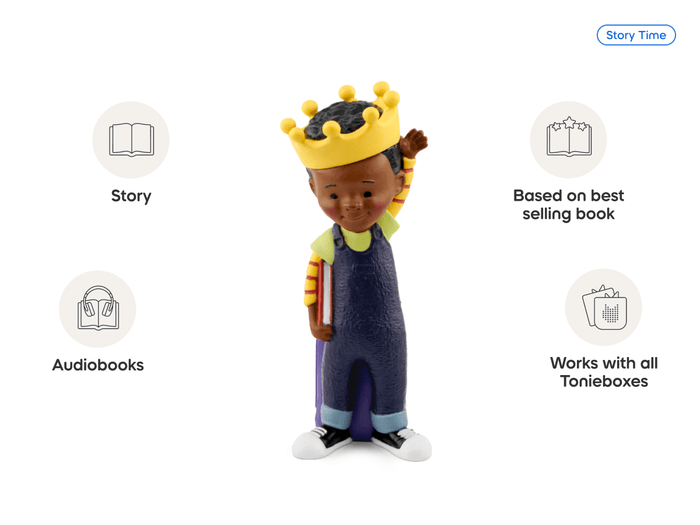 King of Kindergarten Tonie audio figurine, inspiring audio journeys and imaginative play