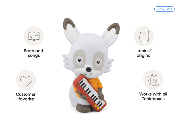 Lalalinos Mission Akio Tonie audio figurine from the story time category, inspiring audio journeys and imaginative play