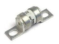 cylindrical bolt-on power fuse with metal terminals for facility power systems