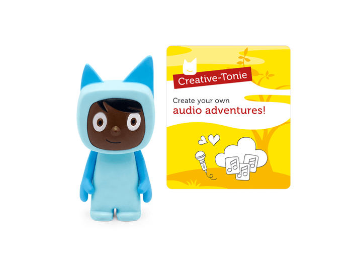 Light Blue with Dark Hue Creative-Tonie with a branded content card