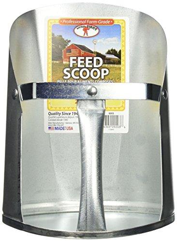 Little Giant Galvanized Feed Scoop Steel 3 Quarts