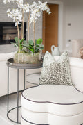 Luxury Spoton Leopard Print Sage Green Cushion