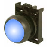 Eaton M22S-DRL-B Blue Maintained Illuminated pushbutton