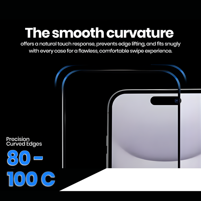 Magic Box Privacy Tempered Glass with Alignment Tray & Nanbo High Aluminium Technology for Iphone 18 Pro
