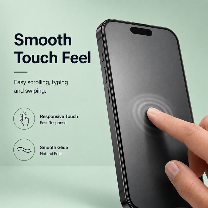Matte Privacy Tempered Glass Screen Protector For Iphone 15