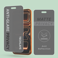 Matte Privacy Tempered Glass Screen Protector For Iphone 16 Pro