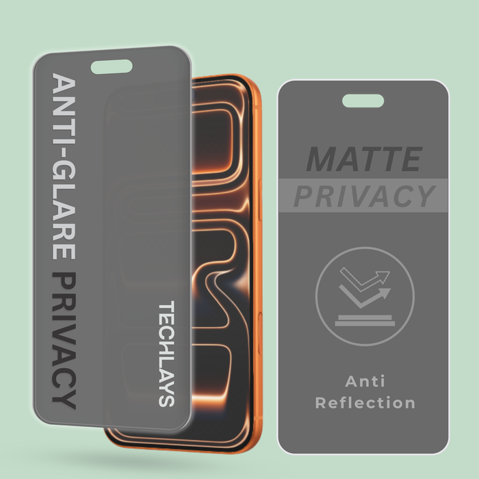 Matte Privacy Tempered Glass Screen Protector For Iphone 18 Pro  Max