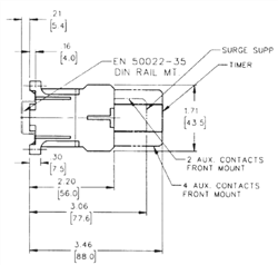 GE MC2A310AT 3 pole miniature contactor