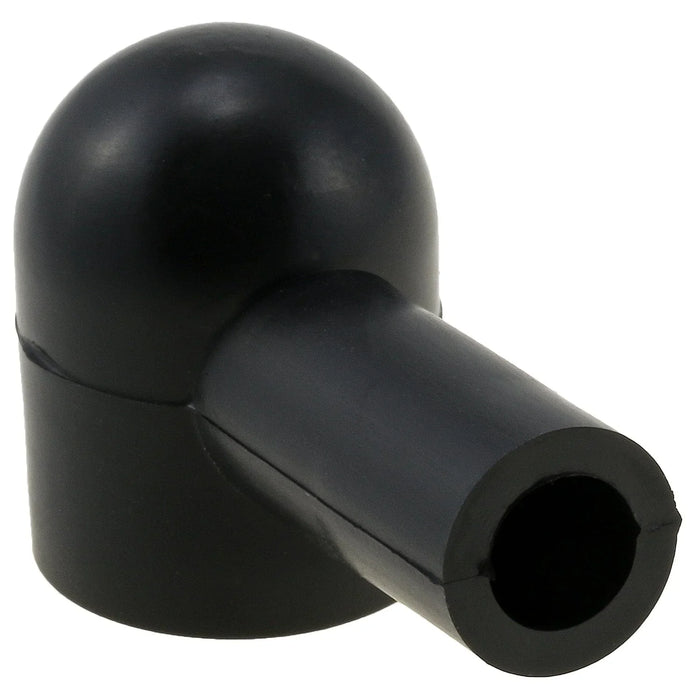 Black medium-duty starter terminal protector cover for battery or power terminals