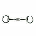 Metalab Double Jointed Bradoon Oval Link Eggbutt Snaffle