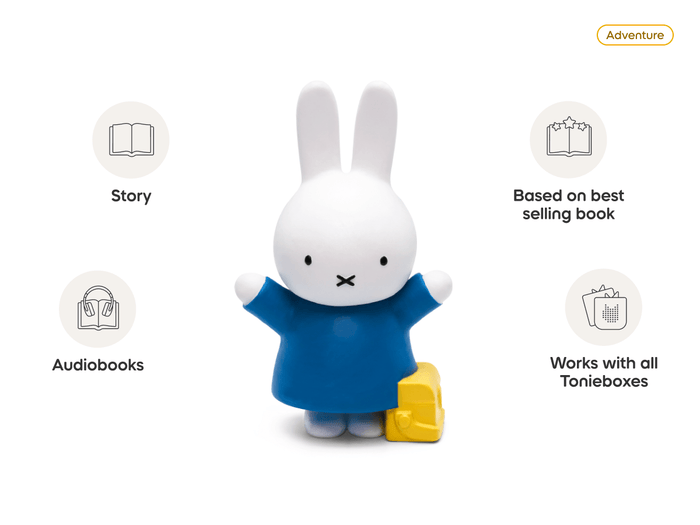 Miffy Tonie audio figurine, inspiring audio journeys and imaginative play