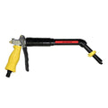 Industrial watering gun with yellow ergonomic handle and black adjustable nozzle