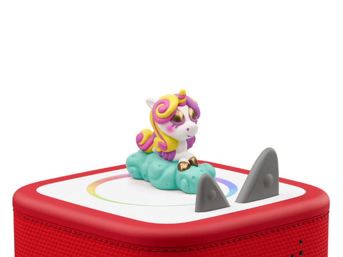 Moshi- Fluttercup Tonie on a red Toniebox 2 ready to play audio stories and songs