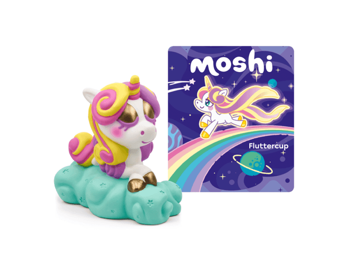 Moshi- Fluttercup Tonie  audio figurine with content illustration