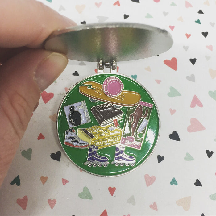 Nickelodeon Time Capsule Hinged Enamel Pin