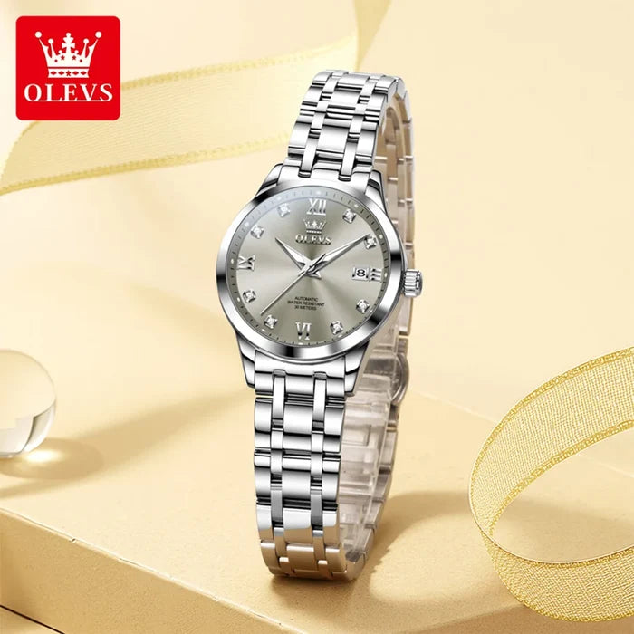 OLEVS 9946 Mechanical Watch Women Automatic Movement Watch Casual Watches