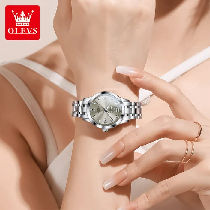 OLEVS 9946 Mechanical Watch Women Automatic Movement Watch Casual Watches
