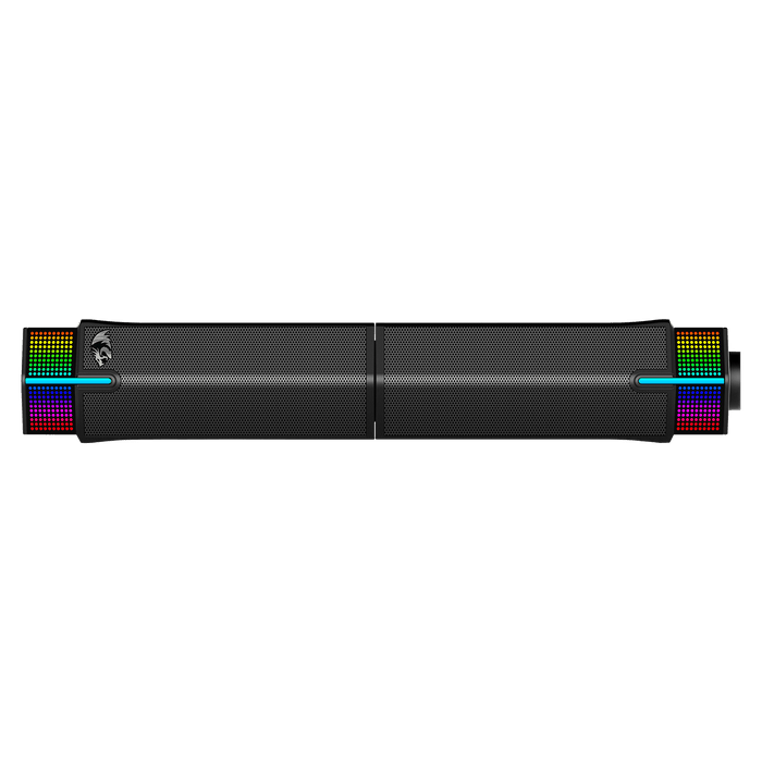 Redragon GS511 Wireless RGB Desktop Speakers, 2.0 PC Gaming Soundbar w/BT 5.3/USB Mode