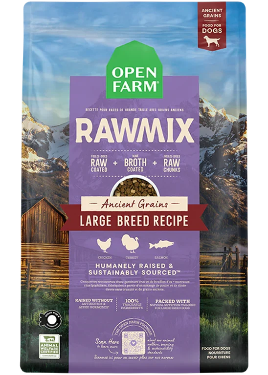 Open Farm Large Breed with Ancient Grains Rawmix
