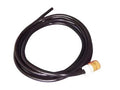 black output hose with quick connect fitting for power equipment