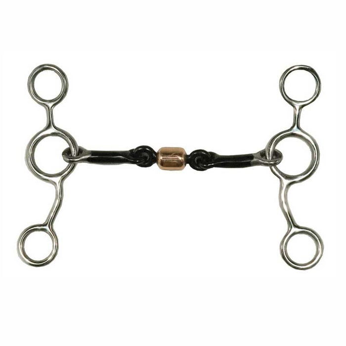 Partrade Junior Cow Horse Roller Gag Bit