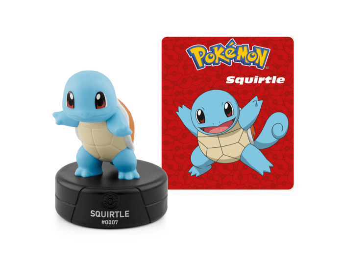 Pokémon Squirtle Tonie audio figurine with content illustration