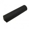 Black heavy-duty poly roller for industrial or facility power equipment