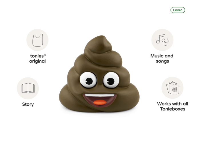 Potty Training tonie audio figurine, inspiring audio journeys and imaginative play