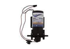 Electric water pump with wiring and labeled specifications, for facility power equipment