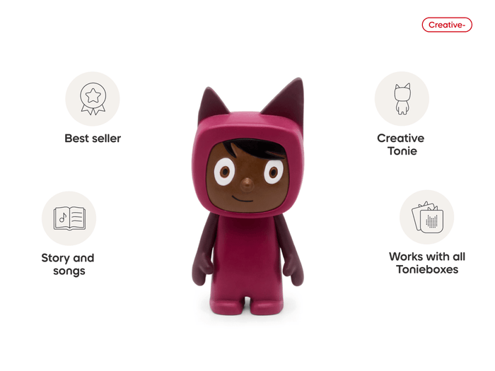 Creative-Tonie Purple Dark audio figurine, inspiring audio journeys and imaginative play
