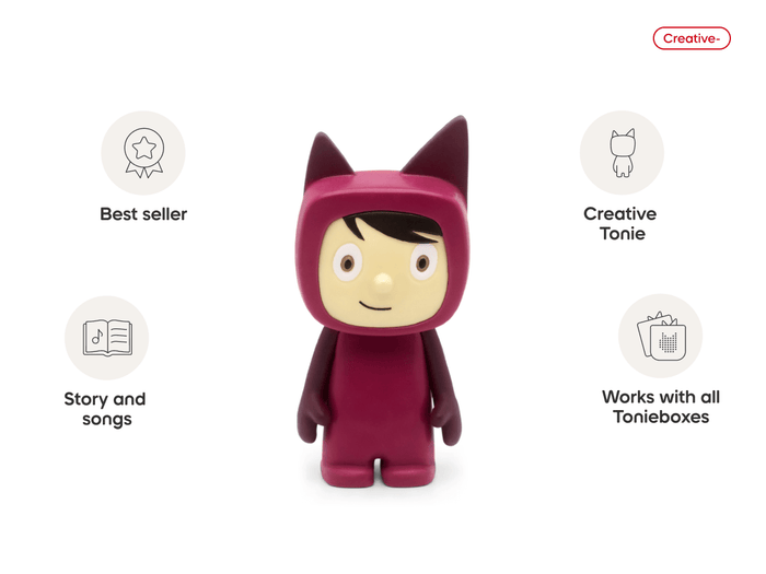 Creative-Tonie Purple Light audio figurine, inspiring audio journeys and imaginative play