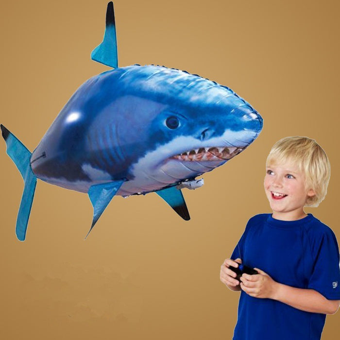 RC Flying Shark Balloon - Air Swimming Fish with Remote Control