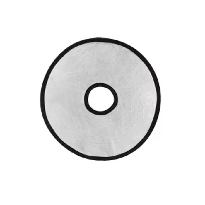 REFLEX CAMERA 2-in-1 Round Photography Reflector 30cm (11.8in) | Silver & Gold Reflective Surfaces | Hollow Center Design | Lightweight Portable Reflector with Carry Case for Close-Up Shots