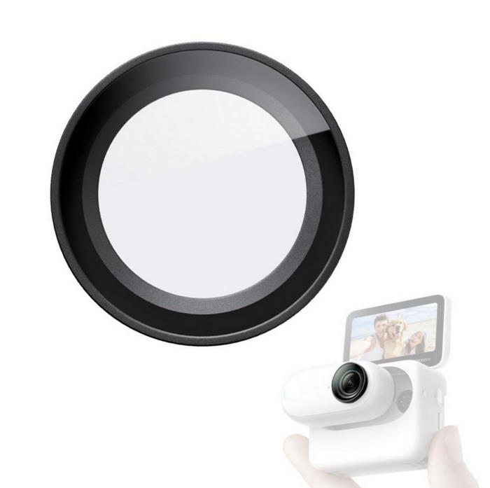 REFLEX CAMERA 2pcs Lens Protector for Insta360 GO 3 Action Camera – Clear Screw-On Dual Lens Guards, Anti-Scratch, Anti-Fog, Tight-Fit Protective Covers, Easy Install, Camera Accessories