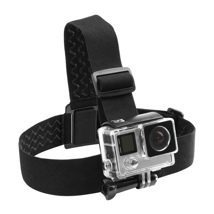 REFLEX CAMERA Adjustable Head Mount Strap for GoPro Hero 13-5, DJI OSMO – Hands-Free POV Headband with Non-Slip Grip for Action Cameras, Ideal for Skiing, Biking, Outdoor Sports