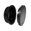 REFLEX CAMERA Camera Body Cover + Lens Rear Cover Cap Kit for Leica L Cameras