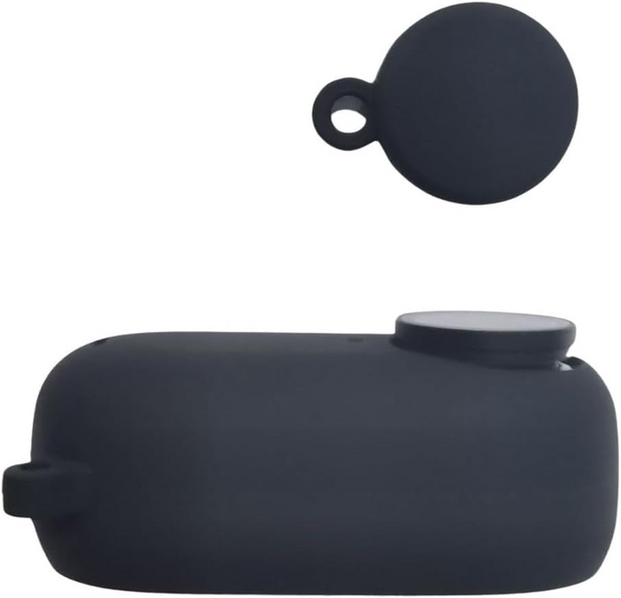 Reflex Camera Go3 Body Case Lens Cap for Insta360 Go 3 – Silicone Protective Cover Kit with Lens Protection, Anti-Scratch, Anti-Drop, Heat Dissipation, Lanyard Included – Camera Accessory