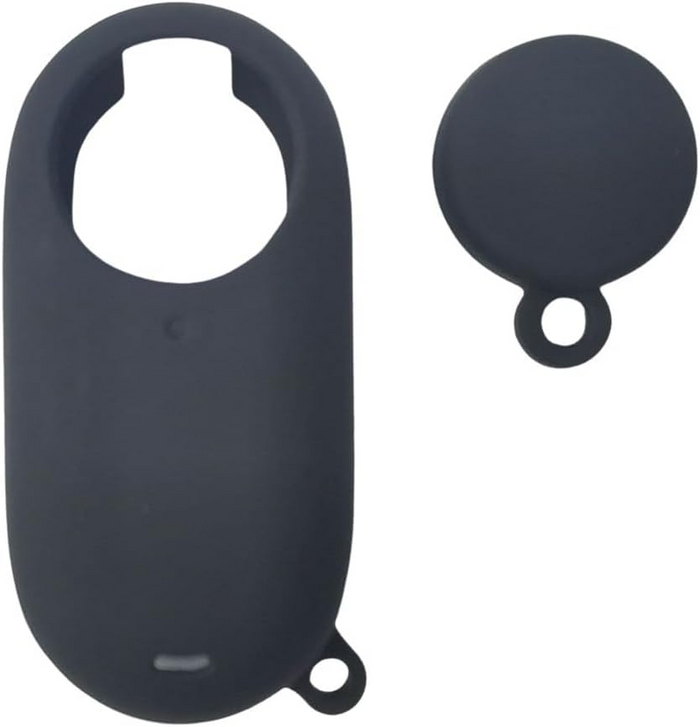 Reflex Camera Go3 Body Case Lens Cap for Insta360 Go 3 – Silicone Protective Cover Kit with Lens Protection, Anti-Scratch, Anti-Drop, Heat Dissipation, Lanyard Included – Camera Accessory