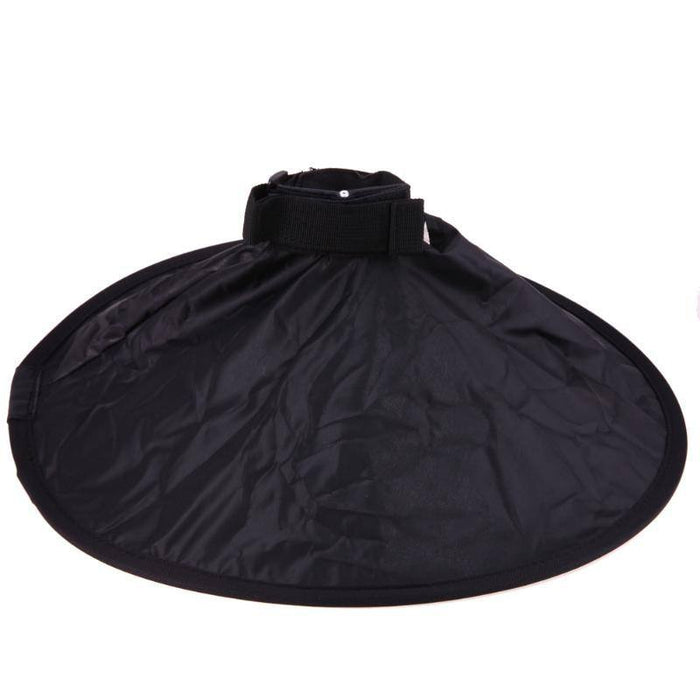 REFLEX CAMERA Universal 44cm (17.3in) Round Flash Softbox Diffuser for DSLR Speedlite | Portable Ring Light Modifier for Studio Portrait Photography | Includes Storage Box | Black & White Cloth