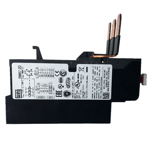 WEG RW67-2D3-U050 overload relay