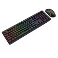 Redragon S163 3-Mode Wilreess Gaming Keyboard & Mouse Combo, 108 Keys K689 PRO RGB Gasket Keyboard and 8000 DPI M693 Gaming Mouse Bundle
