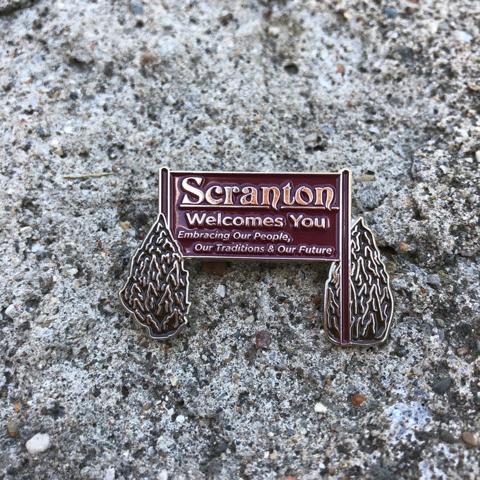 Scranton Enamel Pin