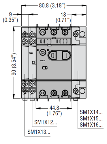 Lovato SM1P1400 manual motor protector