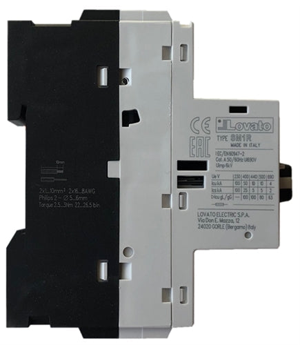 Lovato SM1R0160 motor protection circuit breaker