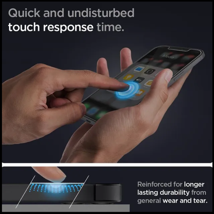 Spigen Glas TR Slim HD Premium Clear Glass Screen Protector For Iphone 18 Pro