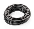 Coiled black barbed tubing for facility power parts and accessories